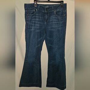 American Eagle Outfitters Dark Indigo Flare Jeans